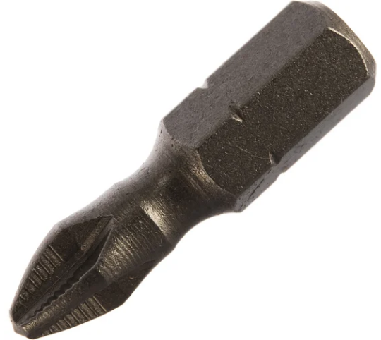 Бита 1/4" E6,3 магн., S2, ACR Ph2-70мм (1 шт./карта) "Quadro Torsion"