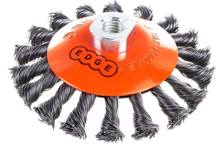 Щетка PATRIOT тарельчатая 115ммхМ14 витая проволок