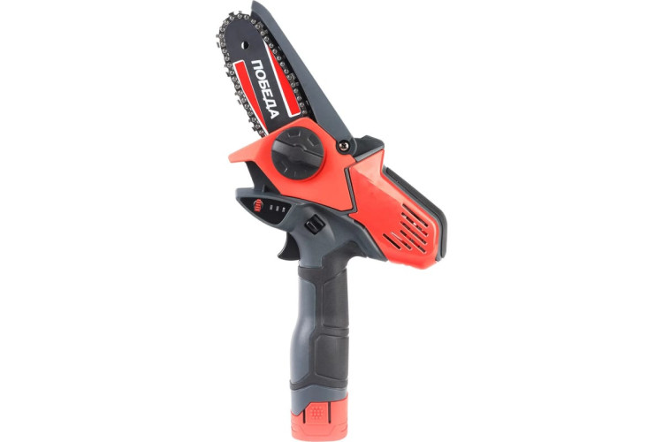 Пила цепная аккумуляторная ПОБЕДА Па 150 14,4В м 1 акб 1,5Ач и зу 01,4",1/4",28 зв