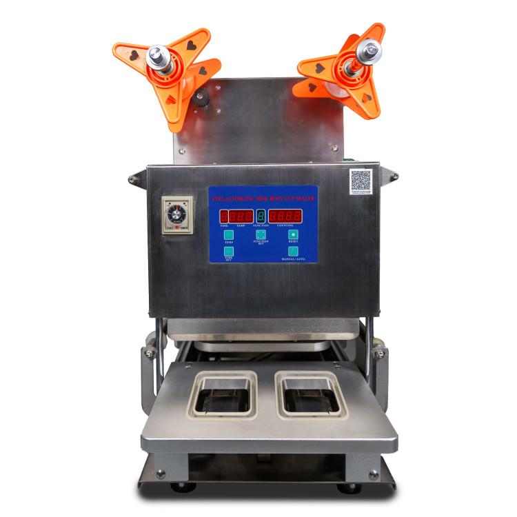 Запайщик лотков HL-95A SS (187х137x63 мм, 2 лотка за цикл)