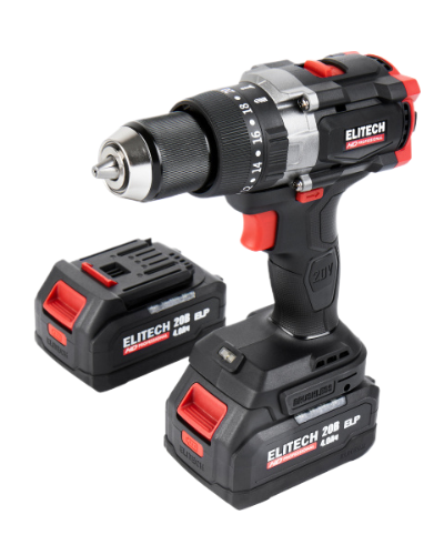 Аккумуляторная дрель-шуруповерт ELITECH HD CD 20BL2 (E2201.042.02)