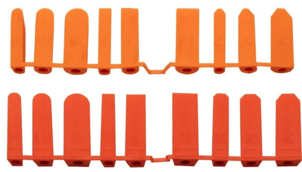 Набор шпателей для силикона DLT Silicone (комплект 18 насадок)