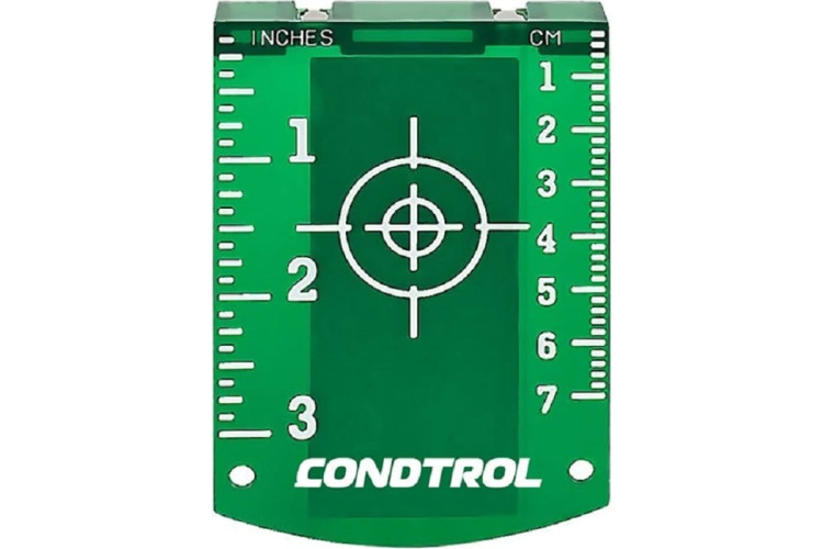 Магнитная мишень для лазерного нивелира CONDTROL (зеленая)