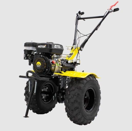 Мотоблок бензиновый Huter МК-8000М BIG FOOT | 8 л.с | широкие колеса, чугунный редуктор