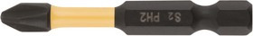 Бита PH2 x 50мм.сталь S2-torsion, (10шт), Cutop PROFI PLUS