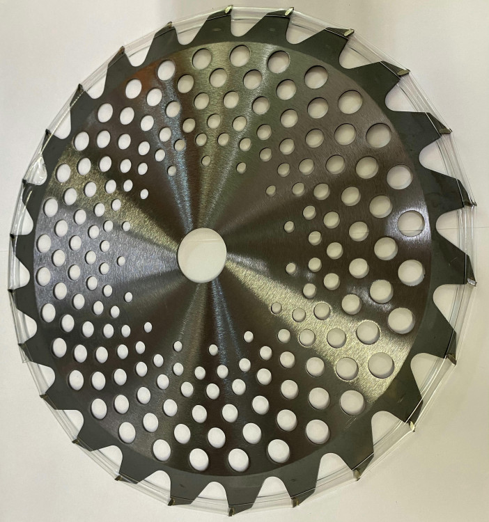 НОЖ Бензокосы с победитовыми напайками (255x25.4x3.mm 24зуб.) TCT HOZ