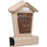 Почтовый ящик пластиковый "Элит" (бежевый с коричневым) (10)