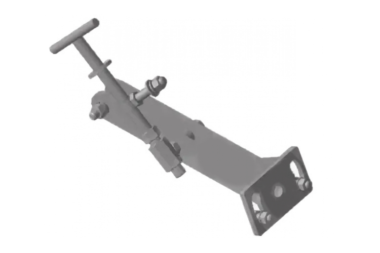 Сцепка-база МБ универсальная,регулируемая,поворотная,шпилька 16мм.под разные кронштейны