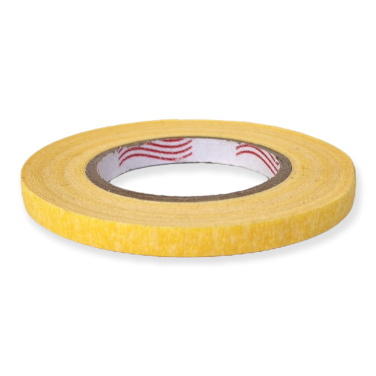 Скотч бумажный жёлтый 0,6 см/480 шт