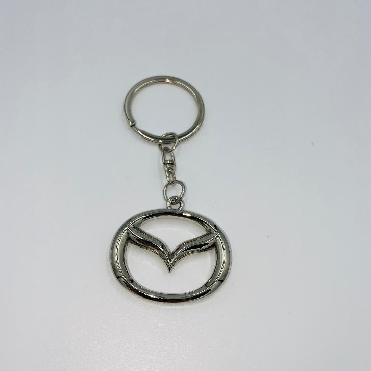Брелок на ключи "MAZDA" (хром)