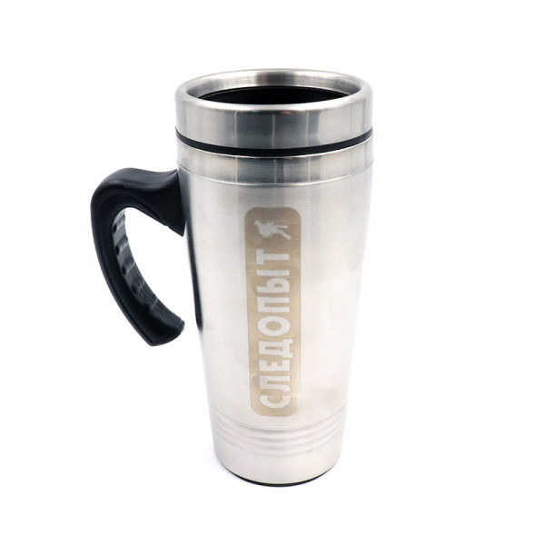 Кружка изотермическая (термокружка) "СЛЕДОПЫТ", 470 мл