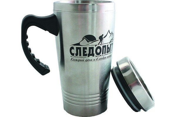 Кружка изотермическая (термокружка) "СЛЕДОПЫТ", 470 мл