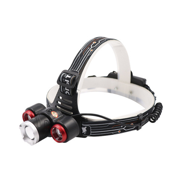 Фонарь налобный "СИБИРСКИЙ СЛЕДОПЫТ-Смит", 3L, zoom, аккум, 220B+12B