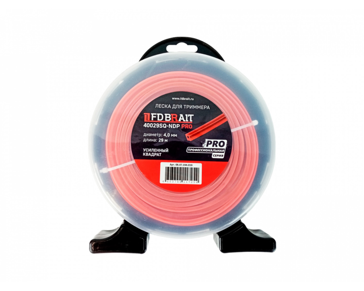 Леска триммерная 40029SQ-NDP PRO усиленный квадрат