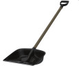Лопата снеговая с металлической планкой и пластмассовой ручкой «Альфа» 460×420мм