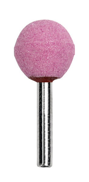 Шарошка абраз. сфера, D25, К60, хв. 6мм.