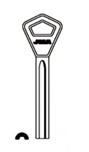 Заготовка для ключа ABL-2 с пазом