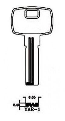 Заготовка для ключа YAR-1 silca