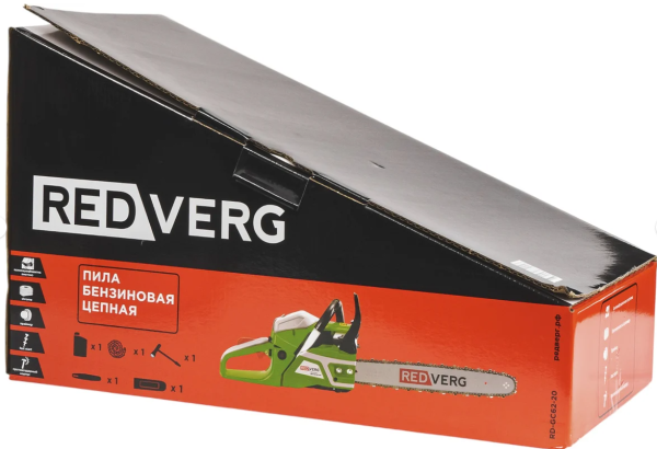 Бензопила REDVERG RD-GC62-20