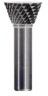 Борфреза обратный конус, N, 6х12, TC