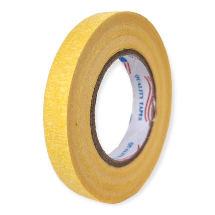 Скотч бумажный жёлтый 1 см/288 шт