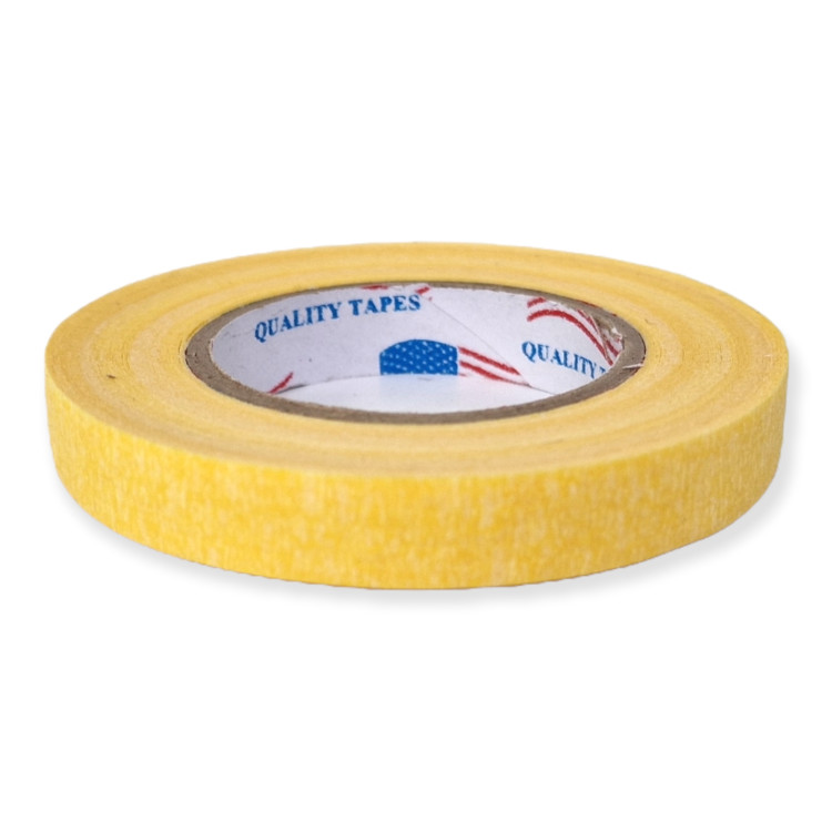 Скотч бумажный жёлтый 1 см/288 шт