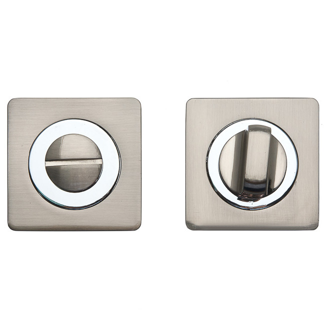 Ручка поворотная "TRODOS" BK02-AL SN (никель)