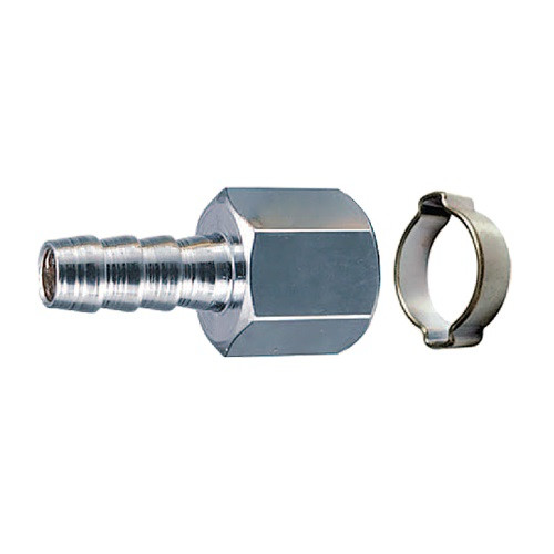 Переходник 1/4В на елочку 8мм с обж. кольцом 8х13мм, блистер