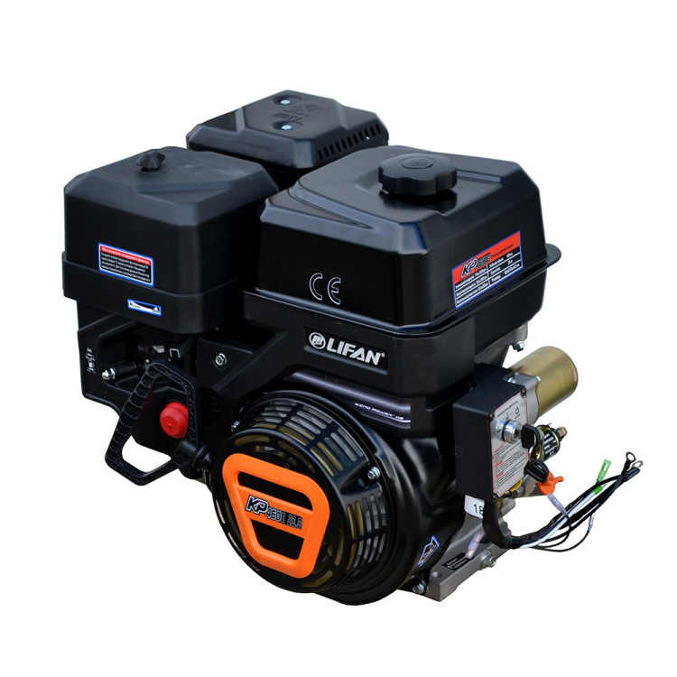 Двигатель Lifan 192FD-2T-11A (KP460E 11A) | 20 л.с. | шкив 25 мм., электростартер