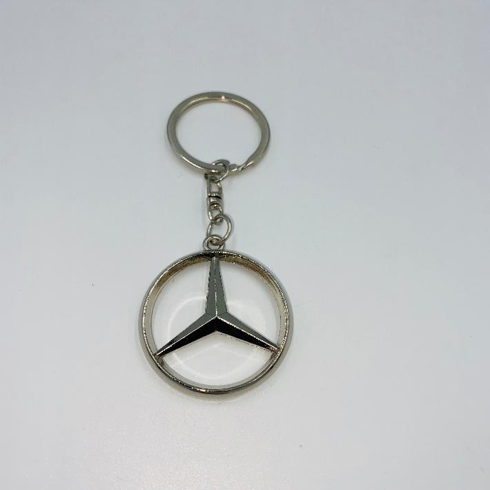 Брелок на ключи "MERCEDES" (хром)