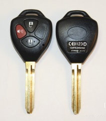 Заготовка для ключа TOYO 15P 3кнопки правая (НОВАЯ)