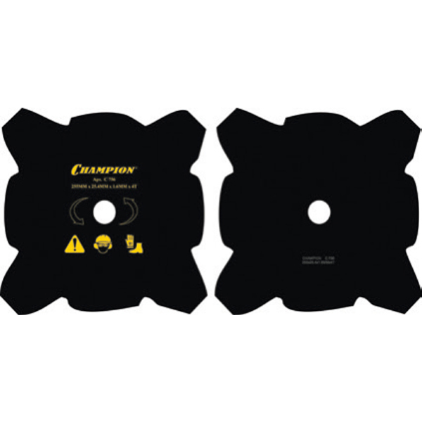 Нож для жесткой травы Champion 4/255/25,4 (тип В)