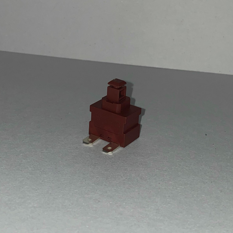 Кнопка пылесоса ON-OFF, НЕ фиксируемая, 2-х контактная PBS2-7 12 (10А) 250В PL150