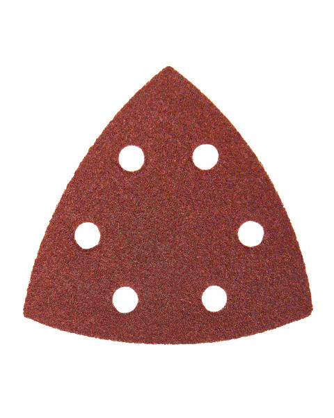 Шлифлист треугольный P60 5шт ELITECH 1820.156900 93х93х93мм, 6отв, липучка