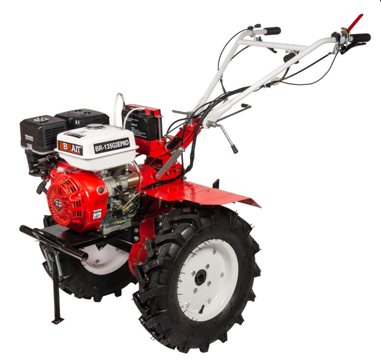 Мотоблок бензиновый BRAIT BR-135GDEPRO | 15л.с | электростартер, колесо 5,00*12 , 3 вперед/ 1 назад