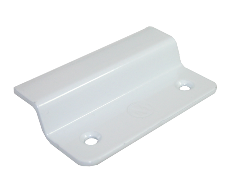 Ручка балконная (БЕЛАЯ) г.Кунгур (80) (металл).