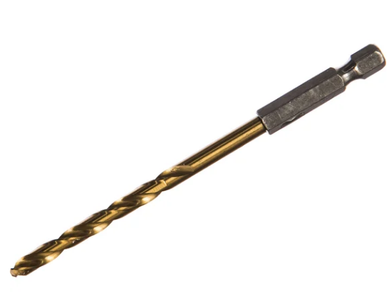 Сверло по металлу 4,8х47х86мм,HSS-TIN, 1шт,хв-шестигранник 1/4",блистер