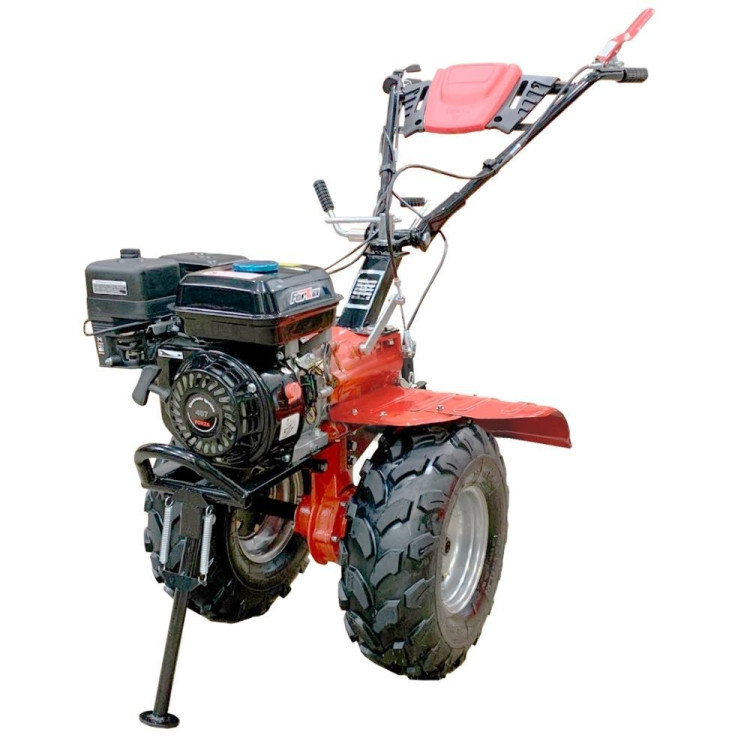 Мотоблок бензиновый FORZA МБ7-702 | 7 л.с | 3 вперед/1 назад, широкие колеса