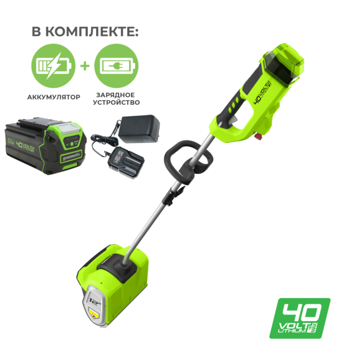 Снегоуборщик аккумуляторный Greenworks GD40SS 2600807UG