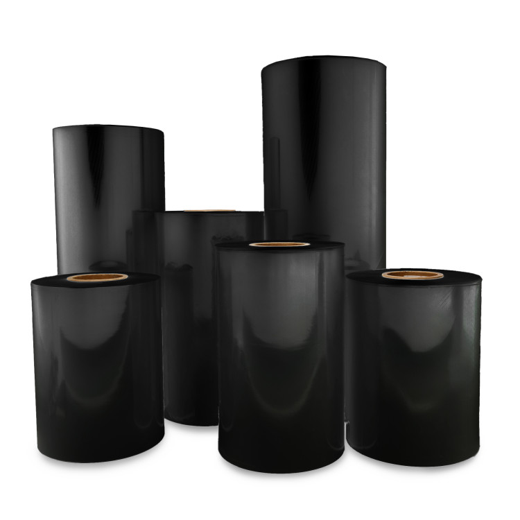Термоусадочная пленка ПОФ Hualian черная (400мм 19мк 600м)