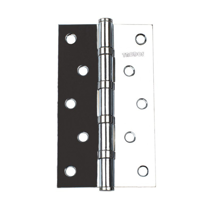 Навес дверной "TRODOS" №5 (Унив) 125х75х2,5 Хром (СР)