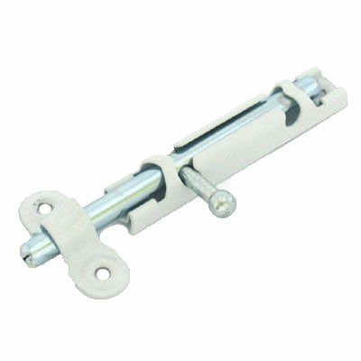 Шпингалет дверной ЗТ БЕЛЫЙ г.Кунгур (100)