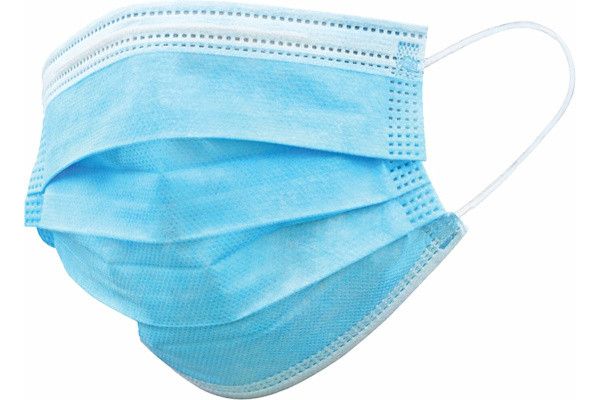 Маска медицинская одноразовая трехслойная (не стерильная) (1/50)