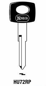Заготовка для ключа HU72 RP под чип (0256/2)