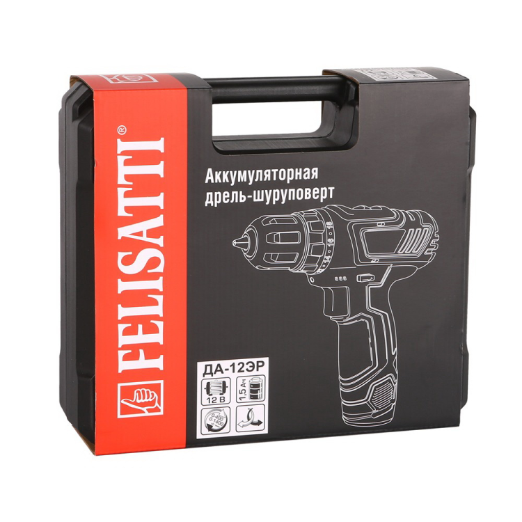 Аккумуляторная дрель-шуруповерт FELISATTI ДА-12ЭР