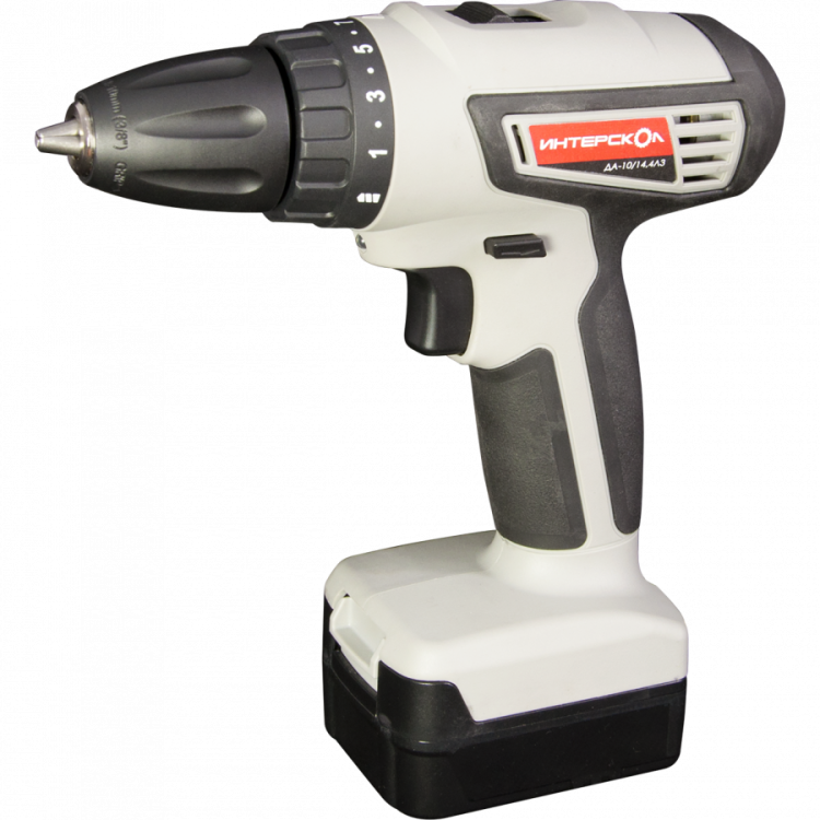 Аккумуляторная дрель-шуруповерт Интерскол ДА-10/14,4Л3 Li-ion
