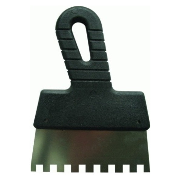 Шпатель зубчатый 350мм. нержавеющий, зуб-8х8мм