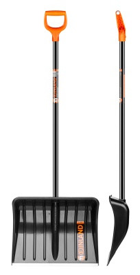 Лопата снеговая широкая 500мм с деревянным черенком Finland
