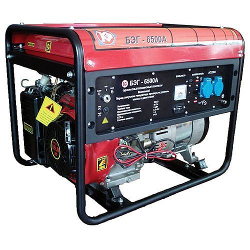 Генератор бензиновый Калибр БЭГ-6500А