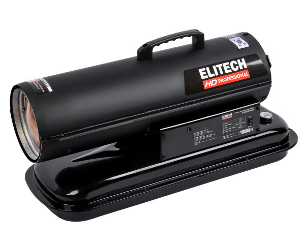 Пушка тепловая диз. 13кВт,произ-350м3\ч,12кг,прям.нагрев: ELITECH HD